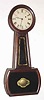 C.1860, A. Howard and E. Howard and Co., "No. 5 Banjo", earlier, 8-day weight driven timepiece, as-found.
