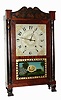 C.1830, Sedgwick and Botsford, Watertown, Conn., 30-hour time/strike wood movement shelf clock.