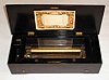 C.1875, Swiss, 12-tune Music Box, with 11" cylinder and original tune sheet.