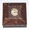 C.1870, Terry Clock Co., Odd paper veneered keepsake box with Terry clock in the lid.