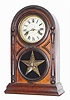 C.1873, Atkins Clock Co., Bristol, Conn, 30 hour time and strike, "Victor Round Top No. 3", with star tablet.
