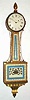 C.1970-?, American banjo or patent timepiece, 8-day weight, reproduction.