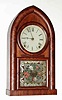 C.1865, E. N. Welch Mfg. Co., 8-day time/strike beehive mantel clock.