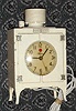 C.1929, General Electric, Warren Telechron Co., Ashland, MA, 110v clock in the form a 1920's refrigerator.