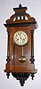 C.1910, German, Junghans, 30-hour time/strike regulator wall clock.
