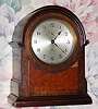 C.1932, Poole Manufacturing Co., Ithaca, NY, "Patrician", Battery electric "year running" mantel clock.