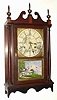 C.1928, Seth Thomas Clock Co., "Cambridge", 8-day time and strike pillar and scroll mantel clock, with restorations.