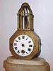 C.1870, German or Austrian, a miniature bird in cage timepiece,