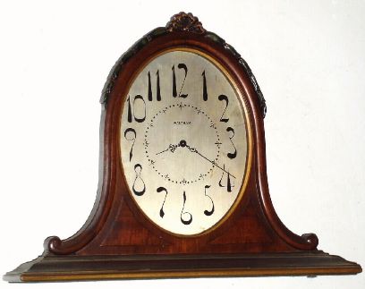 Waltham Watch Co., Model 8510 Desk timepiece, 8-day jeweled car clock movement. Circa 1930. — Antique Clocks Price Guide