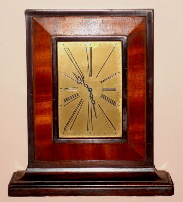 Waltham Watch Co., Desk timepiece with 8-day car clock movement, stem wound from base, C.1925 — Antique Clocks Price Guide