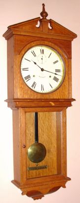 Seth Thomas "UMBRIA", 15 day double spring time only movement, in an oak case, C.1894 — Antique Clocks Price Guide