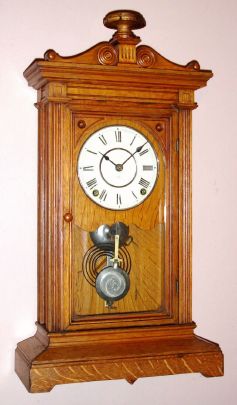 Seth Thomas Clock Co., "Greek V.P.", 8-day time/strike mantel clock. Circa 1880 — Antique Clocks Price Guide