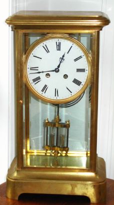 French, large 4-glass Crystal Regulator, retailed by H+F, Paris, and the movement signed by Vincenti, with 1855 award medallion, gong striking, C.1890 — Antique Clocks Price Guide