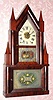 Terry and Andrews, Bristol, Conn, DOUBLE STEEPLE, time and gong strike, spring movement, 8-day. C. 1848.