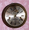 Seth Thomas, Double spring, 8-day ship's timepiece, in a nickeled brass case. C.1925.