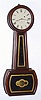 Daniel Pratt and Sons, Reading, a Massachusetts banjo clock, cherry case, weight driven, 8-day. C.1860.