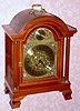 Foster S. Campos, Pembroke, Mass, BRACKET CLOCK, Westminster chime, with a Mason and Sullivan German floating balance movement dated 1985, chiming the quarters on copper plated steel rods. C.1985.
