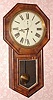 Welch, Spring and Co., Forestville, Conn, VERDI model long drop octagon, with time only 8-day duplex movement, rosewood case. C.1878.