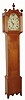 Silas Hoadley, wooden works tall clock, 8-day, in a country pine case with restorations. C.1825.