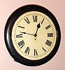 English, Chain Fusee Pub or Dial clock, less bezel, larger than average, C.1900