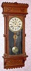 Wm. L. Gilbert Clock Co., "Asbury", 8-day time/strike wall regulator. Circa 1901