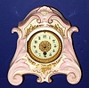 French, 8-day porcelain mantel clock (less hands) Circa 1900.