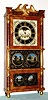 Birge, Gilbert and Co., 8-day time and strike triple decker shelf clock, 2-wt. Circa 1835
