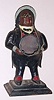 Case only, Iron Blinker, "John Bull", in old paint, includes eye assembly, casting with sig: T. Kennedy, Patent Applied for 1856, C.1860
