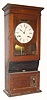 Cincinnati Time Recording Co., Cincinnati, O., heavy oak cased punching-in clock with robust Seth Thomas double spring movement, C.1930