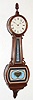American banjo copy of a 1930 Waltham model with the dial and movement marked E. Howard and Co., the movement was not made by Howard, but by someone who copied a movement and made the case. Circa 1975