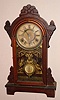 F. Kroeber Clock Co., "NEWTON", 8-day time and gong strike mantel clock. Circa 1883