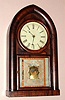 Crosby and Vosburgh, 122 Liberty St, New York, rounded gothic or Beehive shelf clock, 8-day, gong striking, C.1856