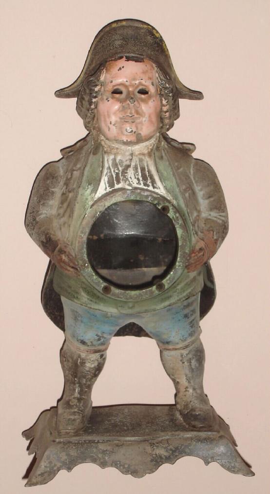 Bradley and Hubbard,, CASE ONLY for 'Continental' novelty blinking eye clock, c.1860 — Antique Clocks Price Guide
