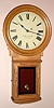 E. Howard and Co., Boston, "Regulator No. 70", Circa 1900, oak case round drop timepiece 8-day, weight driven.