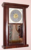 C. and N. Jerome, Bristol, Conn., Circa 1835, 30-hour time/strike round side shelf clock.
