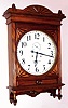 Seth Thomas Clock Co., LOBBY 18 INCH, in cherry, with large duplex spring No. 86V movement, running 15 days, 18" painted dial