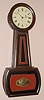E. Howard and Co., Boston, C.1860 {with double signed movement, A. Howard to the left and E. Howard to the right}, No. 4 BANJO, in a rosewood grained cherry case,