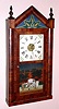 Seth Thomas, Plymouth, Conn., Circa 1845, 30-hour time/strike steeple top shelf clock, brass, 2-wt mov't.