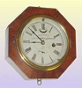 Unsigned, likely Jerome, 8-day rosewood, marine style octagon with large balance/ lever escapement, C.1850