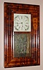 John Birge, Bristol, Conn, rare OG in 3/4 size case, with detached fusee, 8-day time and strike movement, in a well figured mahogany veneer case.