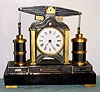 French, "BEAM ENGINE" from the industrial series by Guilmet, 8-day timepiece, c1885