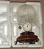 German, for Charles Terwilliger/ Horolovar Co., Bronxville, NY, Circa 1975, repro Briggs Rotary 8-day novelty timepiece under a dome.