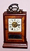 Seth Thomas Clock Co., Plymouth Hollow, Conn., Circa 1860, 30-hour time/alarm "Procter's patent Burglar and Fire-Detective clock" novelty mantel clock.