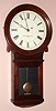 Boston Clock Co., for Daniel Pratt's Son, Boston, C.1895, "Pendulum No. 1" weight driven wall regulator in walnut.
