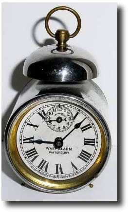 C.1923, Waterbury Clock Co., "The Wasp" Alarm clock — Antique Clocks Price Guide