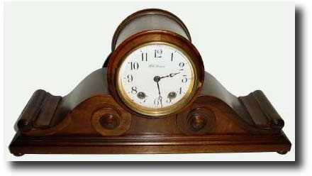 C.1915, Seth Thomas Clock Co., "Peer" Tambour shelf clock — Antique Clocks Price Guide
