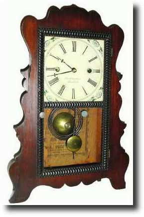 C.1855, E. and A. Ingraham, wall clock — Antique Clocks Price Guide