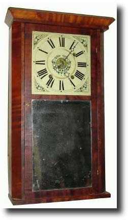 C.1842, (dated) Wells Forbes, shelf clock — Antique Clocks Price Guide