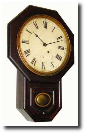 C.1888, Seth Thomas "12 Inch Drop wall clock — Antique Clocks Price Guide