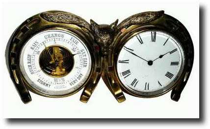 C.1900, French, "Good Luck" novelty clock — Antique Clocks Price Guide